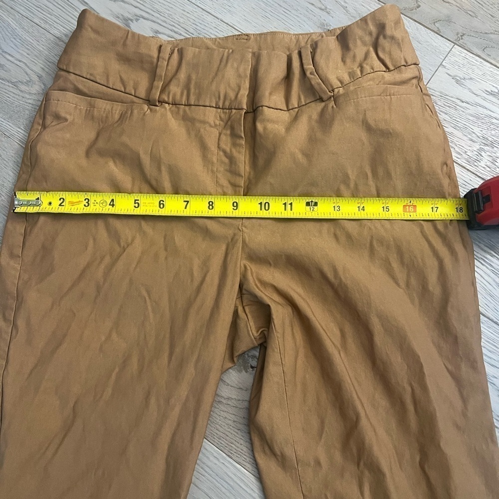KHAKI Cropped Lane Bryant Trouser, Size 14, Super Soft & Stretchy - Picture 3 of 3